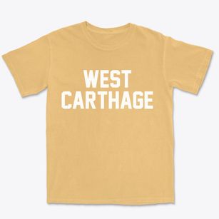 West Carthage New York Classic Block Premium Heavyweight T-shirt
