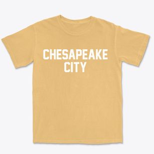 Chesapeake City Maryland Classic Block Premium Heavyweight T-shirt