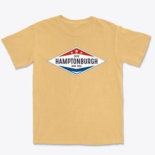 Hamptonburgh New York Diamond Star Premium Heavyweight T-shirt