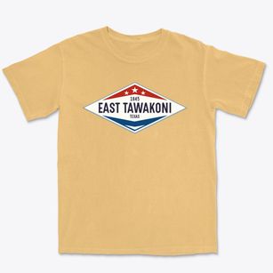 East Tawakoni Texas Diamond Star Premium Heavyweight T-shirt