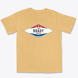 Brady Nebraska Diamond Star Premium Heavyweight T-shirt