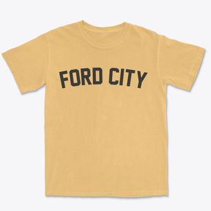 Ford City California Classic Curve Premium Heavyweight T-shirt
