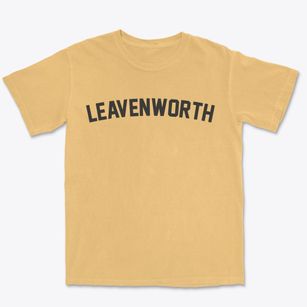 Leavenworth Kansas Classic Curve Premium Heavyweight T-shirt