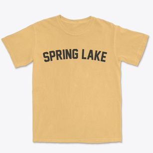 Spring Lake Indiana Classic Curve Premium Heavyweight T-shirt