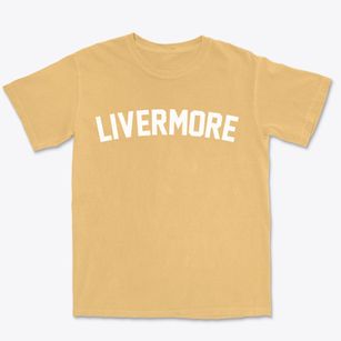Livermore California Classic Curve Premium Heavyweight T-shirt