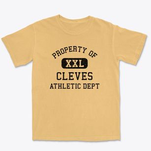 Cleves Ohio Athletic Dept Premium Heavyweight T-shirt
