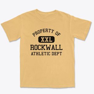 Rockwall Texas Athletic Dept Premium Heavyweight T-shirt
