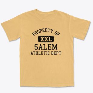 Salem Massachusetts Athletic Dept Premium Heavyweight T-shirt