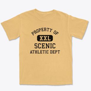 Scenic Arizona Athletic Dept Premium Heavyweight T-shirt