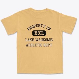 Lake Waukomis Missouri Athletic Dept Premium Heavyweight T-shirt