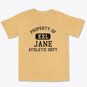 Jane Missouri Athletic Dept Premium Heavyweight T-shirt