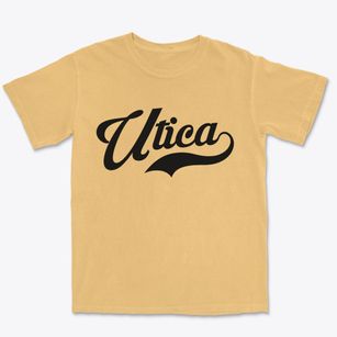 Utica New York Vintage Team Premium Heavyweight T-shirt