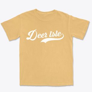 Deer Isle Maine Vintage Team Premium Heavyweight T-shirt