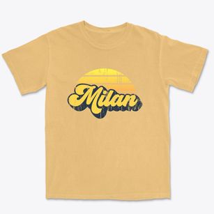 Milan New York Sublime Sunset Premium Heavyweight T-shirt