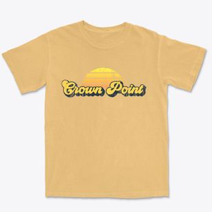 Crown Point New York Sublime Sunset Premium Heavyweight T-shirt
