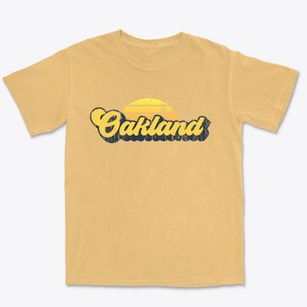 Oakland Maryland Sublime Sunset Premium Heavyweight T-shirt