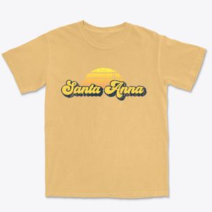Santa Anna Texas Sublime Sunset Premium Heavyweight T-shirt