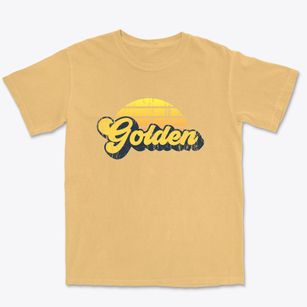 Golden Illinois Sublime Sunset Premium Heavyweight T-shirt