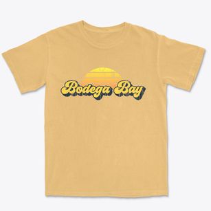 Bodega Bay California Sublime Sunset Premium Heavyweight T-shirt