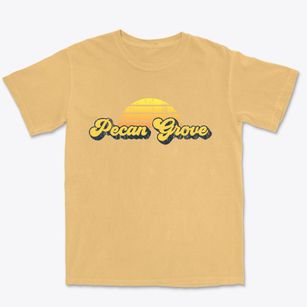 Pecan Grove Texas Sublime Sunset Premium Heavyweight T-shirt