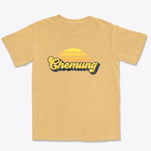 Chemung Illinois Sublime Sunset Premium Heavyweight T-shirt