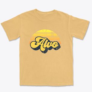 Alvo Nebraska Sublime Sunset Premium Heavyweight T-shirt
