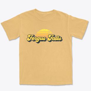 Fergus Falls Minnesota Sublime Sunset Premium Heavyweight T-shirt