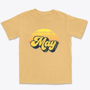 May Oklahoma Sublime Sunset Premium Heavyweight T-shirt
