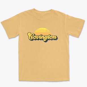 Covington Tennessee Sublime Sunset Premium Heavyweight T-shirt