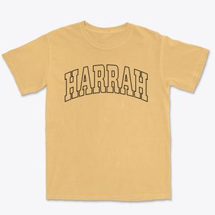 Harrah Oklahoma Trendy Block Premium Heavyweight T-shirt