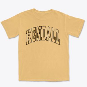 Kendall New York Trendy Block Premium Heavyweight T-shirt