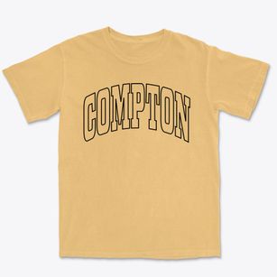 Compton California Trendy Block Premium Heavyweight T-shirt