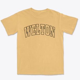Welton Iowa Trendy Block Premium Heavyweight T-shirt