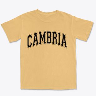 Cambria California Varsity Premium Heavyweight T-shirt