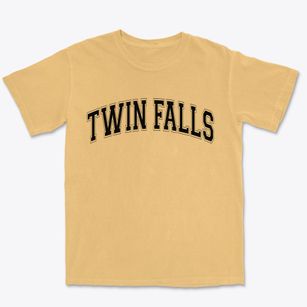 Twin Falls Idaho Varsity Premium Heavyweight T-shirt