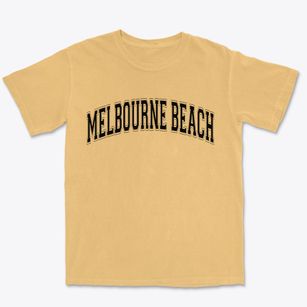 Melbourne Beach Florida Varsity Premium Heavyweight T-shirt