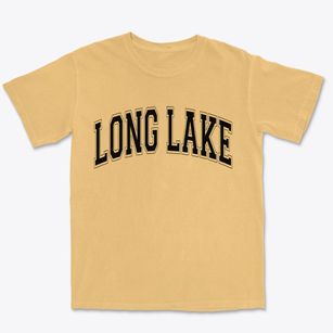 Long Lake New York Varsity Premium Heavyweight T-shirt