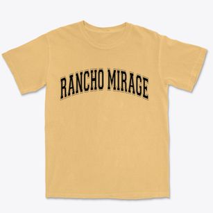 Rancho Mirage California Varsity Premium Heavyweight T-shirt