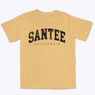 Santee California Urban Vibe Premium Heavyweight T-shirt