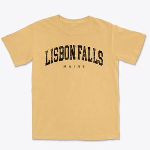 Lisbon Falls Maine Urban Vibe Premium Heavyweight T-shirt