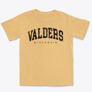 Valders Wisconsin Urban Vibe Premium Heavyweight T-shirt