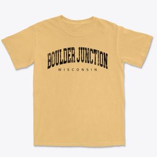 Boulder Junction Wisconsin Urban Vibe Premium Heavyweight T-shirt