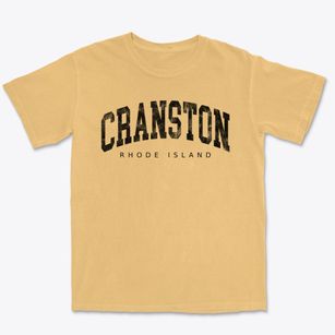 Cranston Rhode Island Urban Vibe Premium Heavyweight T-shirt