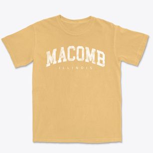 Macomb Illinois Urban Vibe Premium Heavyweight T-shirt