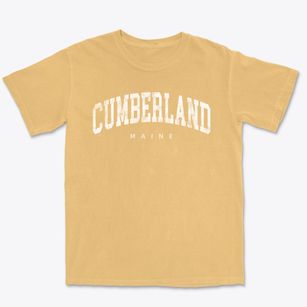 Cumberland Maine Urban Vibe Premium Heavyweight T-shirt