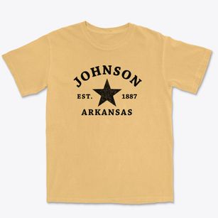 Johnson Arkansas Star Premium Heavyweight T-shirt