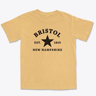 Bristol New Hampshire Star Premium Heavyweight T-shirt