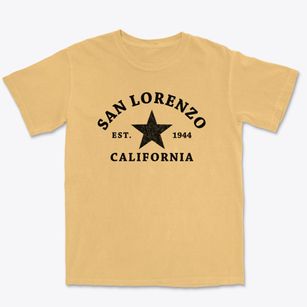 San Lorenzo California Star Premium Heavyweight T-shirt