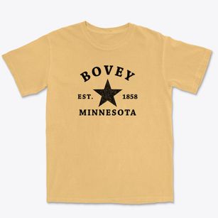 Bovey Minnesota Star Premium Heavyweight T-shirt