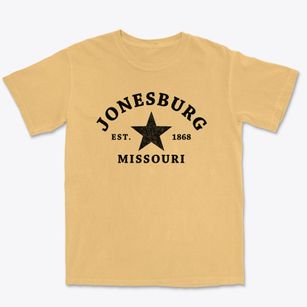 Jonesburg Missouri Star Premium Heavyweight T-shirt